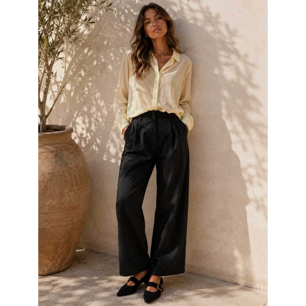 Pantalón Tiro Alto KALTBERG Negro HEVE
