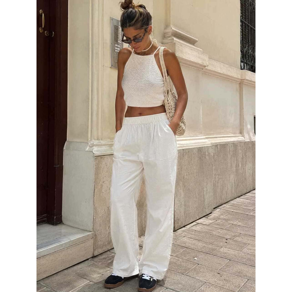 Pantalón Soft Full Lenght RACHERT Crudo heve