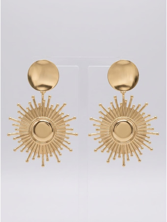 Pendientes Dorados Sol ELYSAR HEVE