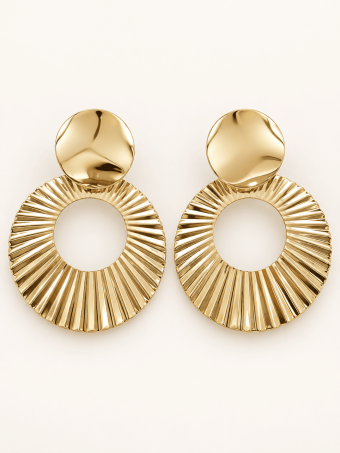 Pendientes Dorados Colgantes NORVEL HEVE