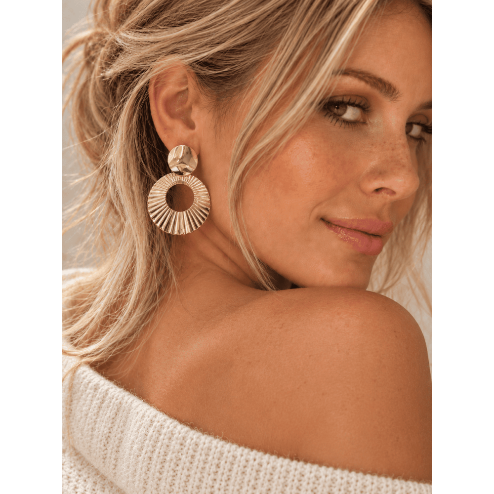 Pendientes Dorados Colgantes NORVEL HEVE