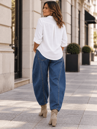 Jeans Balloon Tiro Alto VAYRON OVERSIZE HEVE
