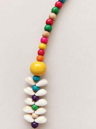 Collar Abalorios de Madera KARIMA Multicolor HEVE