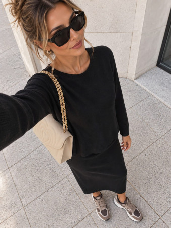 Conjunto Punto ARIANNE Negro HEVE