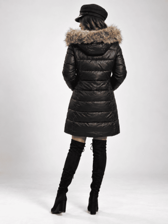Abrigo Acolchado LEONIE Negro HEVE