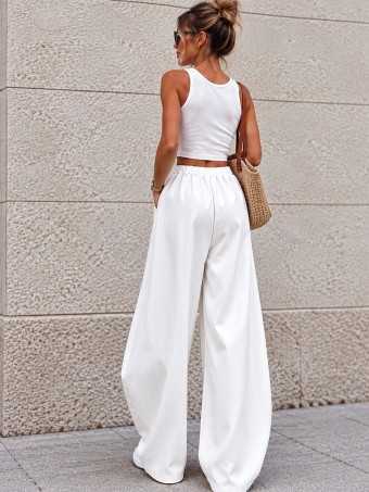 Pantalón Balloon MÄELLO Blanco HEVE