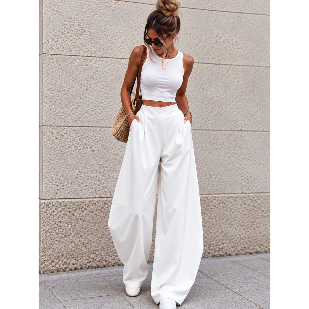 Pantalón Balloon MÄELLO Blanco HEVE
