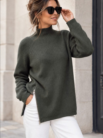 Jersey Cremallera HEYRO Verde Militar HEVE