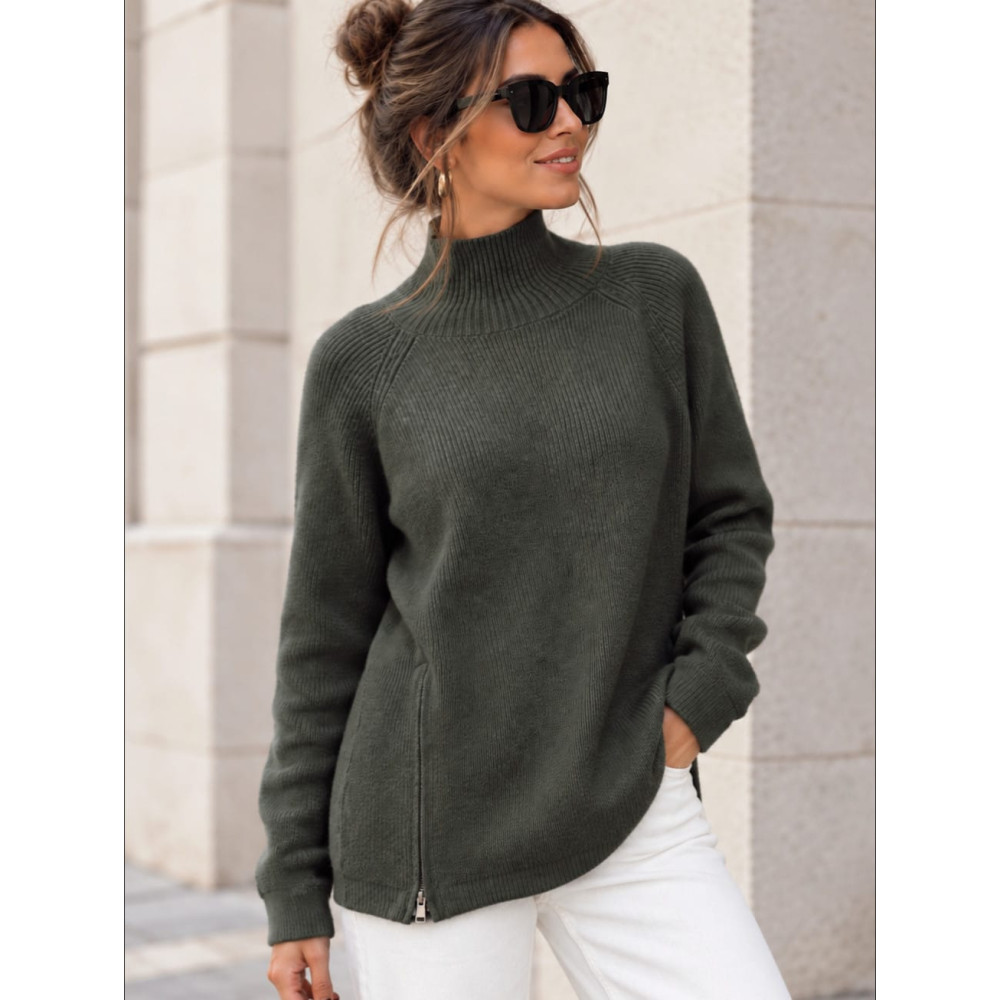 Jersey Cremallera HEYRO Verde Militar HEVE