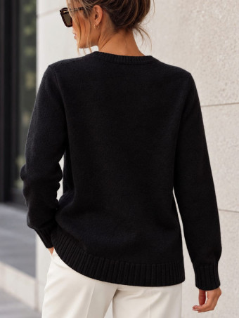 Jersey Jaspeado ELENYA Negro HEVE