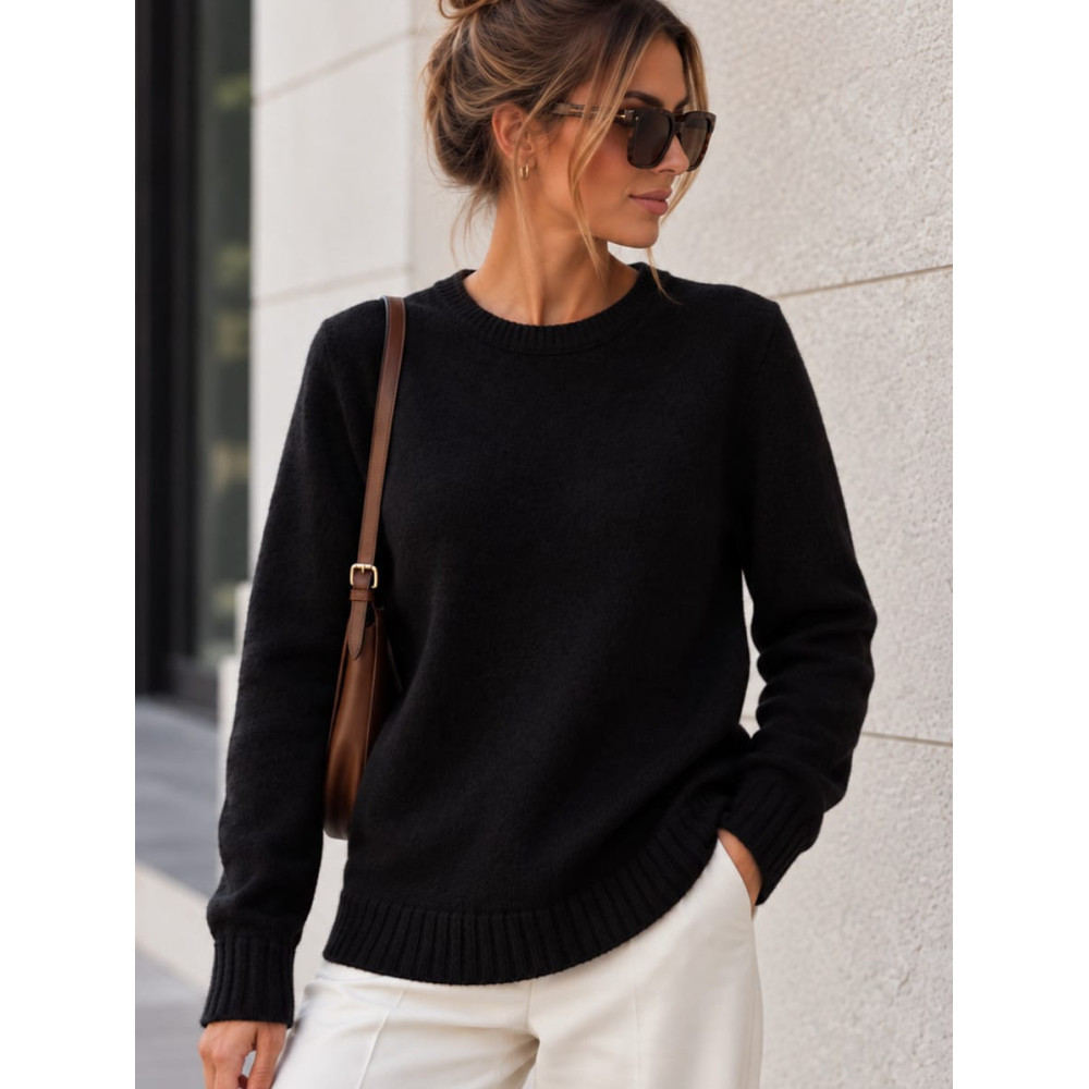 Jersey Jaspeado ELENYA Negro HEVE