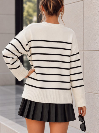 Jersey Oversize Rayas MAREYA Crudo HEVE