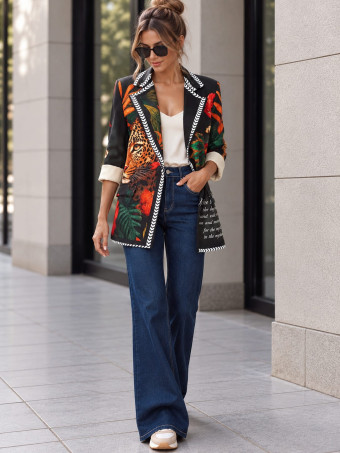 Blazer Estampado Print ZELAYA 02 HEVE