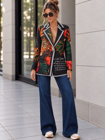 Blazer Estampado Print ZELAYA 02 HEVE