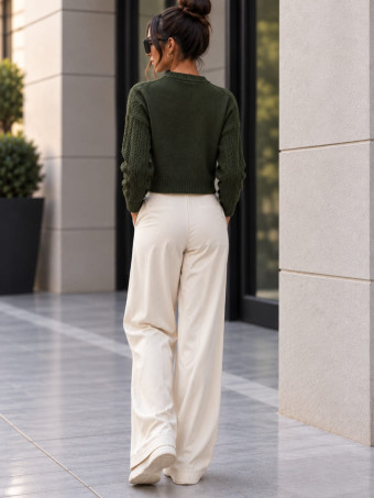 Pantalón Tailoring con Pinzas JAYCE Beige HEVE