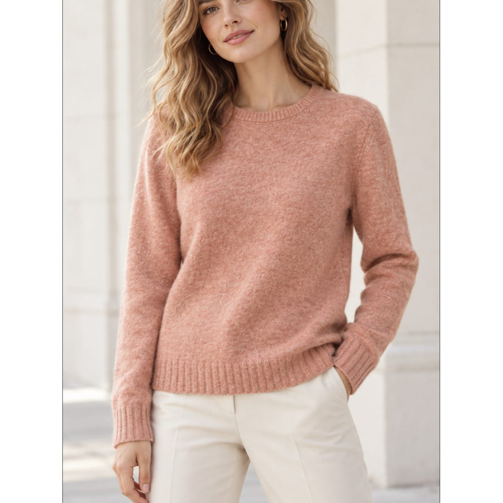 Jersey Jaspeado ELENYA Rosa Peach HEVE