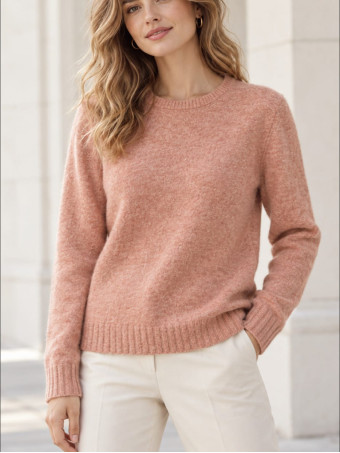 Jersey Jaspeado ELENYA Rosa Peach HEVE