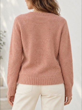 Jersey Jaspeado ELENYA Rosa Peach HEVE
