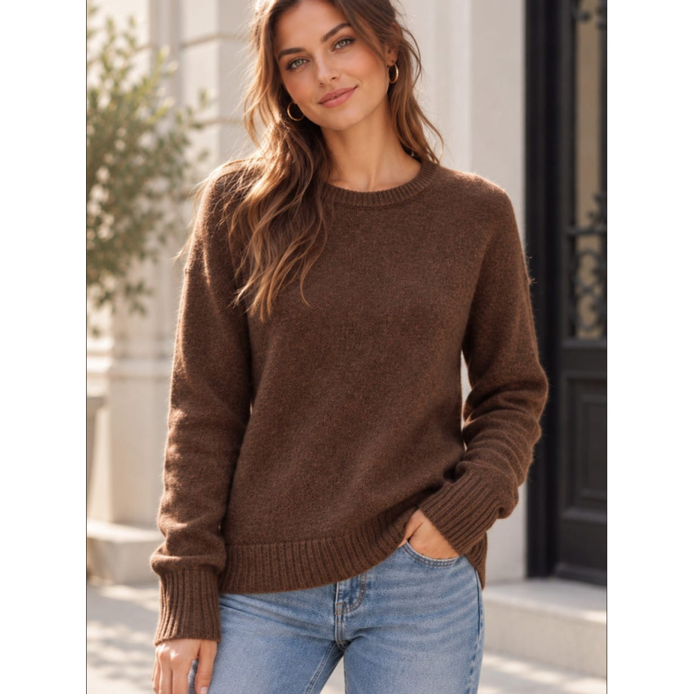 Jersey Jaspeado ELENYA Chocolate HEVE