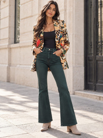Blazer Estampado Print ZELAYA 06 HEVE