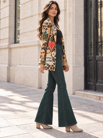 Blazer Estampado Print ZELAYA 06 HEVE
