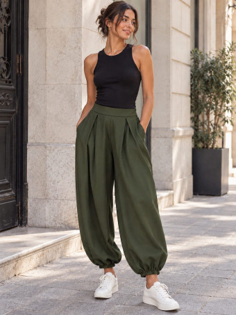 Pantalón Bombacho SINDA Verde Militar HEVE