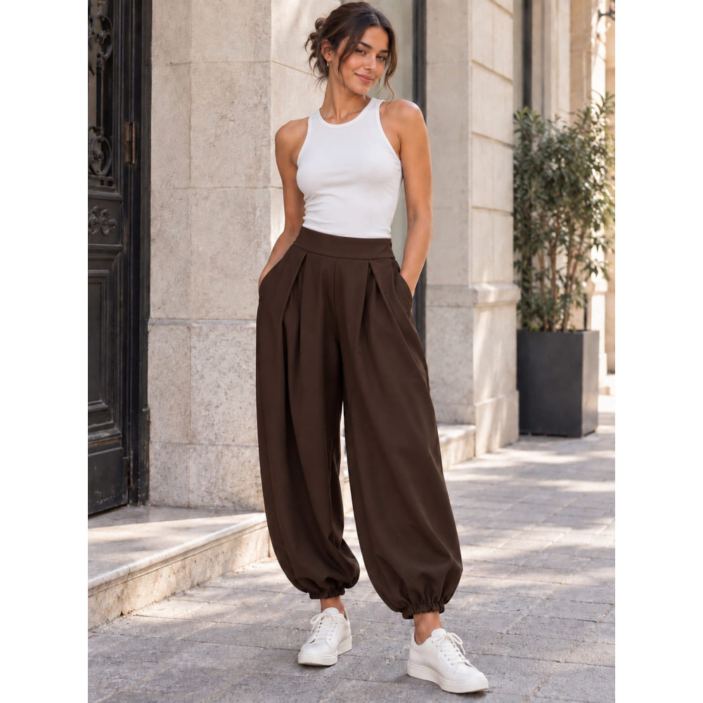 Pantalón Bombacho SINDA Marrón HEVE
