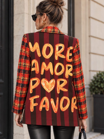 Blazer Estampado Print ZELAYA 09 HEVE