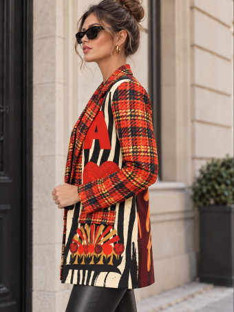 Blazer Estampado Print ZELAYA 09 HEVE