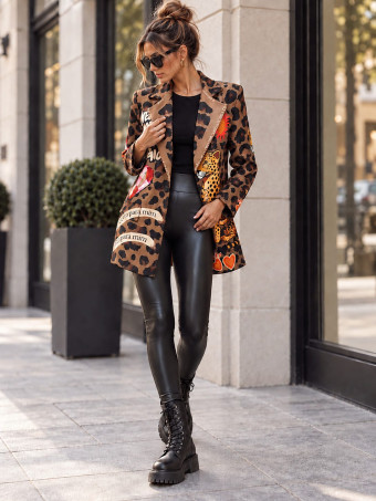 Blazer Estampado Print ZELAYA 05 HEVE
