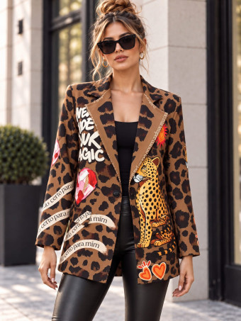 Blazer Estampado Print ZELAYA 05 HEVE