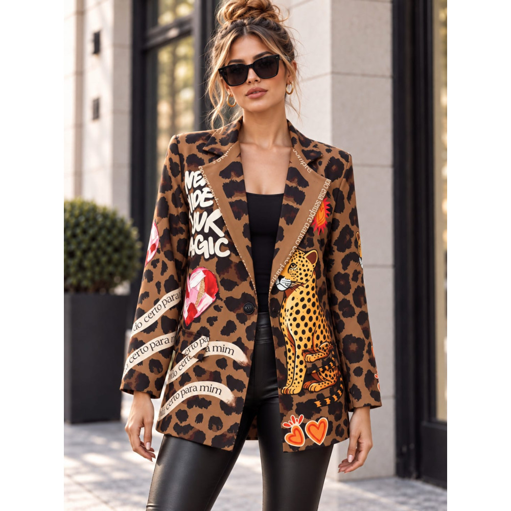 Blazer Estampado Print ZELAYA 05 HEVE