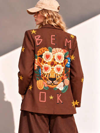 Blazer Estampado Print ZELAYA 08 HEVE