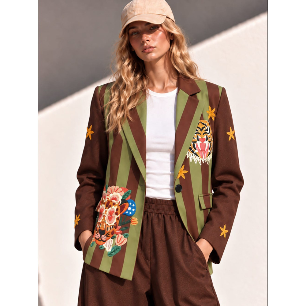 Blazer Estampado Print ZELAYA 08 HEVE