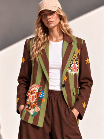 Blazer Estampado Print ZELAYA 08 HEVE