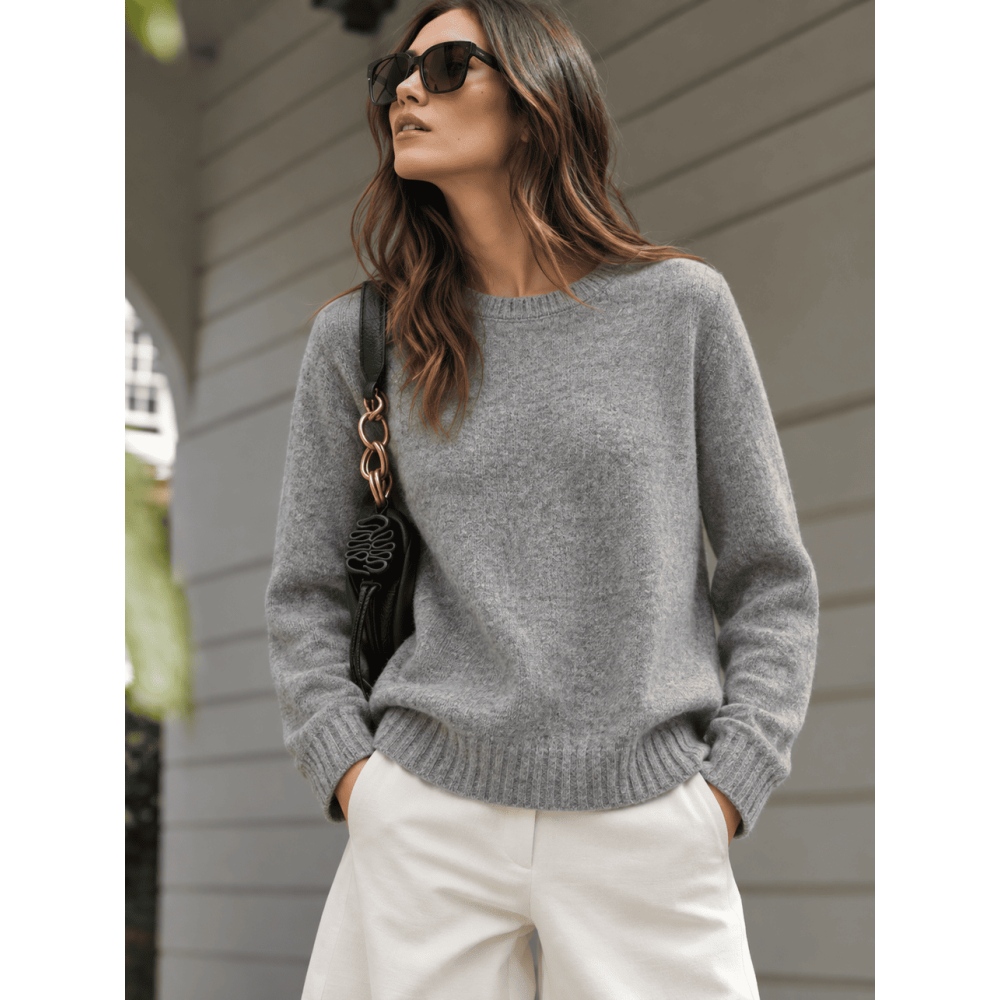 Jersey Jaspeado ELENYA Gris Medio HEVE