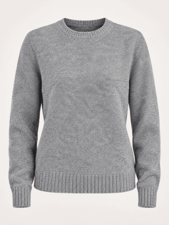 Jersey Jaspeado ELENYA Gris Medio HEVE