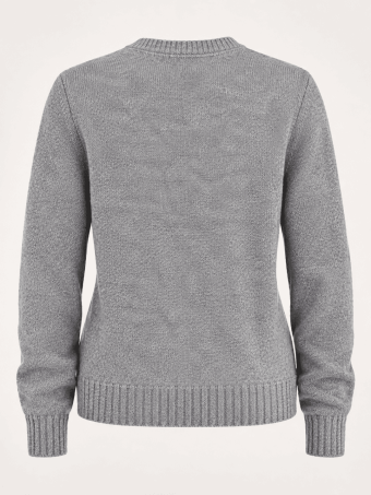 Jersey Jaspeado ELENYA Gris Medio HEVE
