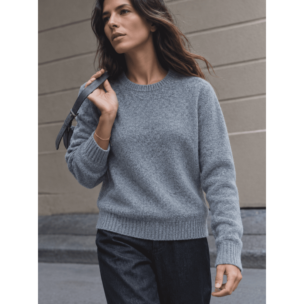 Jersey Jaspeado ELENYA Azul Grisáceo HEVE