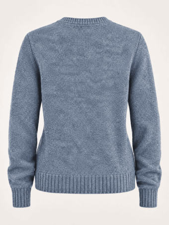 Jersey Jaspeado ELENYA Azul Grisáceo HEVE