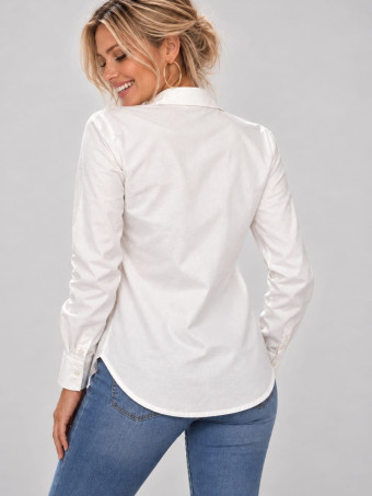 Camisa Básica NUVELLA Blanco HEVE