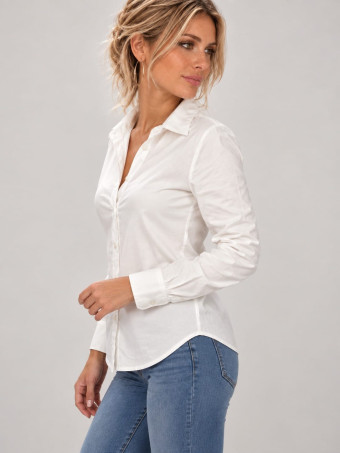 Camisa Básica NUVELLA Blanco HEVE
