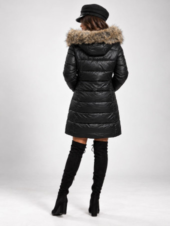 Abrigo Acolchado LEONIE Negro HEVE