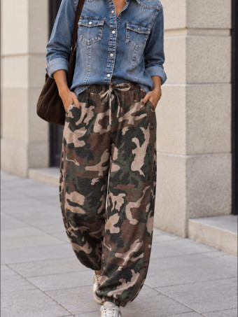 Pantalón Jogger Camuflaje HUNTER Verde HEVE