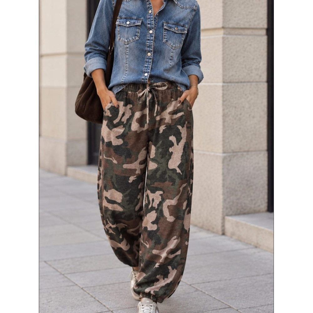 Pantalón Jogger Camuflaje HUNTER Verde HEVE