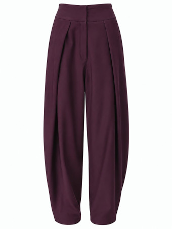 Pantalón Balloon Tiro Alto SAVILLE Berenjena HEVE