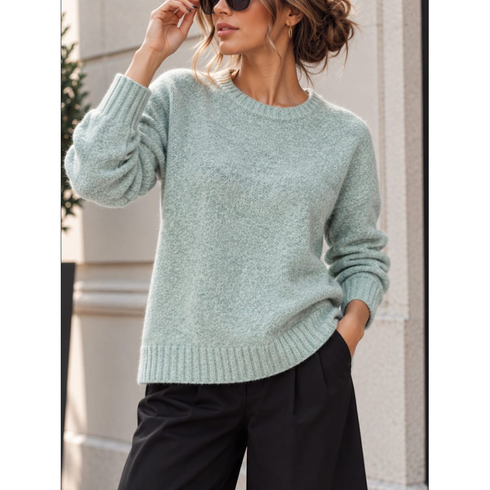 Jersey Jaspeado ELENYA Verde Menta HEVE