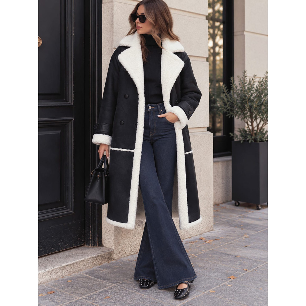 Pelliza Larga con Borreguito NORECK Negro HEVE