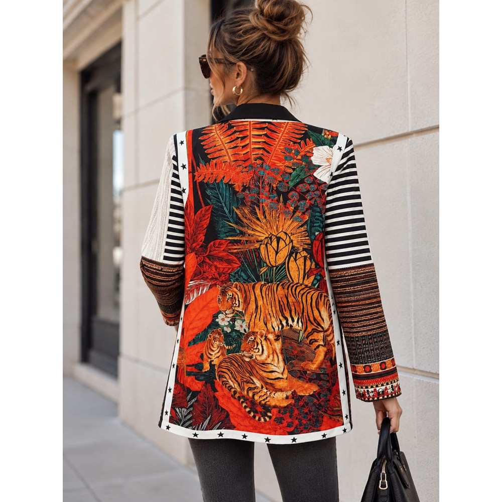 Blazer Estampado Print ZELAYA 12 HEVE