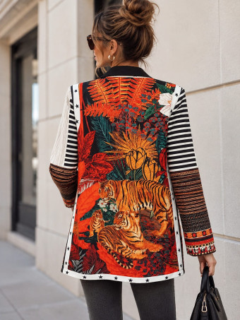 Blazer Estampado Print ZELAYA 12 HEVE